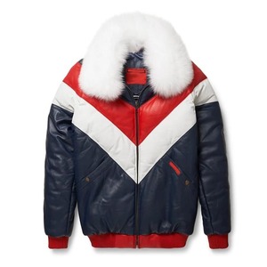 Chaqueta Acolchada con Capucha de Piel Sintética para Hombre |   Abrigo Acolchado Aislante de Invierno |   Ropa de abrigo con aspecto de cuero PU cálido - Product Image 3