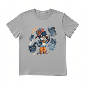 T-Shirt Unisex 100% Cotone 210GSM Stile Casual Personalizzata con Stampa Serigrafica Vestibilità Oversize (Taglia 2XL) Stampa DTG - Product Image 2