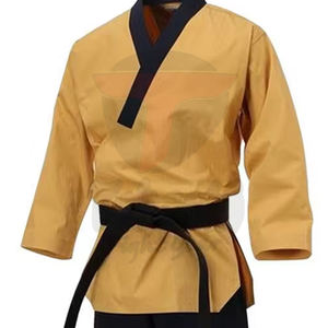 ชุดยูนิฟอร์มเทควันโดคุณภาพสูง ผ้าฝ้าย 100% ระบายอากาศได้ดี แห้งเร็ว สำหรับการแข่งขัน  รับสั่งทำสีและโลโก้ สำหรับผู้ใหญ่ ชุดศิลปะการต่อสู้ - Product Image 5