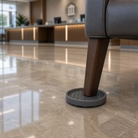 Patins de protection antidérapants en caoutchouc alvéolé pour pieds de meubles, coussinets de protection de sol pour canapé, chaise, table, fabriqués en Chine, expédiés par la poste