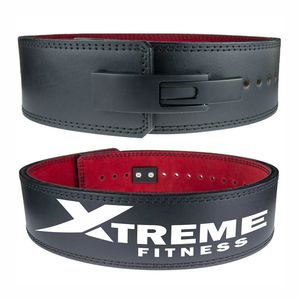 Cinturón de Levantamiento de Pesas de Cuero Vacuno Resistente y Transpirable con Hebilla de Palanca de Acero, Cinturón de Compresión para Entrenamiento de Crossfit y Gimnasio - Product Image 1