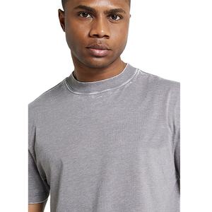 Camisetas de Manga Corta con Cuello Alto para Hombre CRICKET ISLAND OEM, Talla Personalizada, Ligeras, 2024, 100% Algodón, Tejido de Punto Elástico - Product Image 5