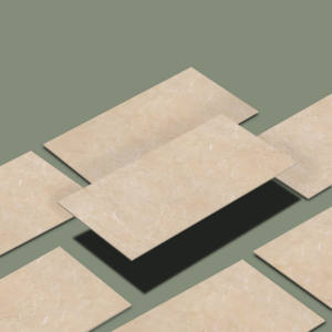 Carreaux de qualité en stock en gros carreaux de sol émaillés en porcelaine 600X1200mm fabrication en Inde pour la réception d'hôtel. - Product Image 1