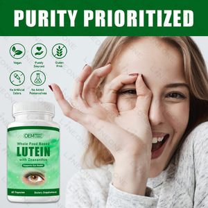 سترات الزنك OEM لامتصاص أقصى قدر من الفيتامينات مع لوتين زياكسانثين ، يدعم الزنك التوت البري ، والرؤية شفاء - Product Image 2