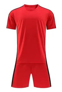 2025 nouveauté 100% uniforme de football unisexe de haute qualité avec col rond tissu respirant personnalisable nom d'équipe pour adultes - Product Image 5
