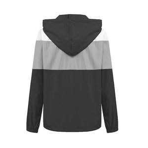 Customized Windbreaker Jacket Premium Quality Clothing Hooded Sporty <b>Women</b> Windbreaker Jackets - Product Image 4