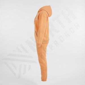 Conjunto Deportivo de Invierno Personalizable para Mujer, Sudadera con Capucha y Cremallera, 2 Piezas, 100% Algodón, Felpa Premium, Ropa Deportiva para Gimnasio y Fitness - Product Image 3