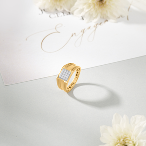 แหวนเพชรหมั้นสำหรับผู้ชาย Evermore Yours - Product Image 2