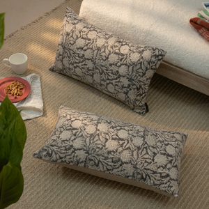 Housses de coussin imprimées par blocs indiens Technique d'impression de blocs traditionnels taie d'oreiller décorative en gros taie d'oreiller imprimée par blocs - Product Image 2