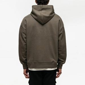 Custom Logo Men's Fleece Lined Fashionable Hoodie Heavy Weight Oversize Pullover Cotton Polyester Warm <b>Vintage</b> <b>Sweatshirt</b> - Product Image 2