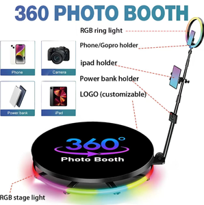 Caméra vidéo portable à 360 degrés, rotation automatique sans fil, photomaton pour selfie À VENDRE - Product Image 3