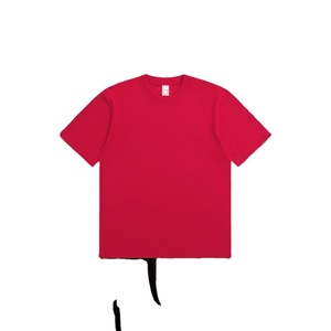 Camiseta de Cuello Redondo de Manga Corta para Hombre, Estilo Juvenil de Verano, 200 Gramos, Tejido de Poliéster/Algodón Ecológico - Product Image 4