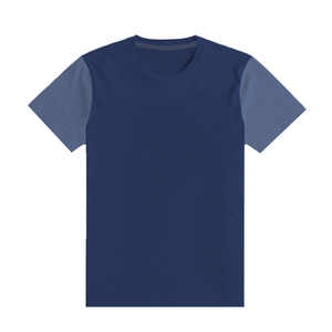 T-shirts de fitness pour hommes en jersey 100 % coton de haute qualité, coupe ample, col rond, logo personnalisé, respirants et à séchage rapide, vente en gros - Product Image 3