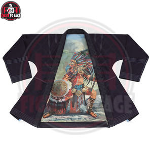Customized Design Black BJJ Martial Arts Uniform Kimono Unisex Polyester Cotton Stretch Breathable Lightweight - Product Image 2