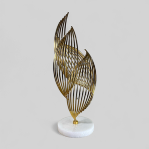 Article de décoration de luxe en métal avec base en marbre Décoration de mariage Cadeaux de Noël Fournisseur en gros - Product Image 3