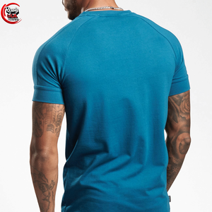 Camiseta de Manga Corta para Hombre, 100% Algodón Jersey, Secado Rápido, Transpirable, Ligera, Cuello Tejido, Diseño Liso, Ecológica - Product Image 2