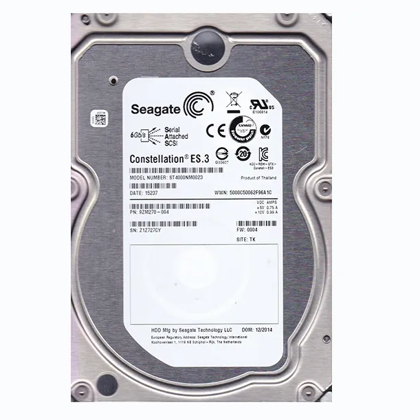 ST4000NM0023 for Seagate 4TB 4000GB 7.2K 3.5" SAS Server Hard Drive Disk