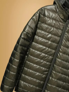 Chaquetas de Invierno Acolchadas para Hombre al por Mayor con Cuello Alto, Ropa Personalizable para Hombre de Fabricante Pakistaní, Chaqueta Acolchada - Product Image 6