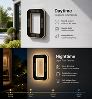 Lampes LED solaires étanches IP65, numéros de maison, lettres de signalisation extérieure, plaque de décoration pour jardin, cour, rue, maison
