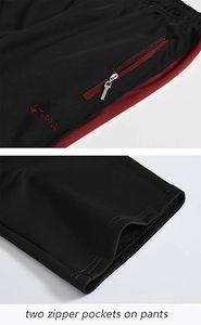 ชุดวอร์มกีฬาผ้าฝ้าย 100% สำหรับผู้ชาย ไซส์ยุโรปและอเมริกา เหมาะสำหรับออกกำลังกายและกิจกรรมกลางแจ้งในฤดูหนาว - Product Image 3