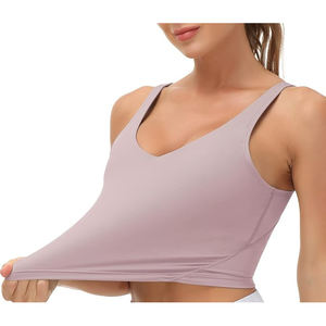 สปอร์ตบราสำหรับผู้หญิงคุณภาพดีที่สุดสปอร์ตบราสำหรับเล่นโยคะฟิตเนสยิมไร้รอยต่อและระบายอากาศได้ดี - Product Image 4