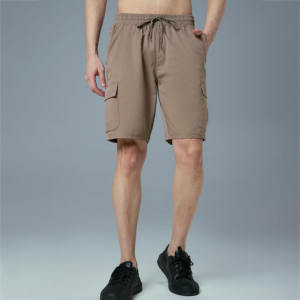 Men's Custom Logo Polyester <b>Cargo</b> <b>Shorts</b> - <b>Lightweight</b> Quick-Dry Multi-Pocket Design Stylish Urban Casual Wear - Product Image 1