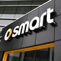 Lettres LED 3D personnalisées EZD avec bordure métallique, enseigne commerciale, logo, signalétique pour extérieur, devanture de magasin, lettres lumineuses publicitaires