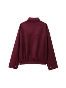 แจ็กเก็ตผู้หญิงแขนยาวระบายอากาศได้ดี, เสื้อแจ็คเก็ตทรงหลวมใส่สบายใช้ได้ทุกวันดีไซน์ใหม่ - Product Image 2