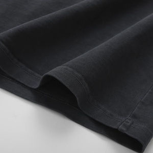 2024 OEM personnalisé hommes surdimensionné 100% Premium coton T-Shirt respirant léger 3D bouffée imprimé Logo Hip Hop Style col rond - Product Image 3