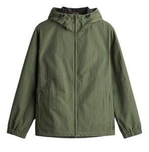 Windbreaker <b>Jacket</b> Super Waterproof Breathable Nylon Stand Zipper <b>Summer</b> Windproof <b>Jacket</b> For <b>Men</b> - Product Image 1