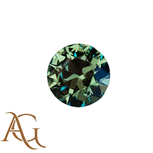 Saphir bleu royal créé en laboratoire de 6,5 mm, taille brillant rond avec jeu de couleurs et effet feu, prix en promotion - Product Image 5