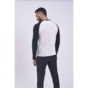 Camiseta de Manga Larga para Hombre, Suave y Transpirable, en Tela Jersey Ligera, con Cuello Redondo y 3 Botones - Product Image 3