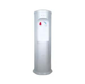 Bottom Load Good Quality POU Hot & Cold Mains-Fed Water Dispenser Elegance White with Compressor & Carbon Filter