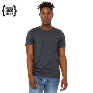 Blanc 100% coton unisexe t-shirts en gros col rond hommes t-shirt haute qualité à manches courtes t-shirt pour hommes - Product Image 4