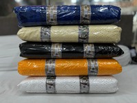 Tissu en coton dentelle de qualité supérieure, tricoté, motif denim appliqué, résistant au rétrécissement, pour auvents, textiles de couture pour filles, chemises