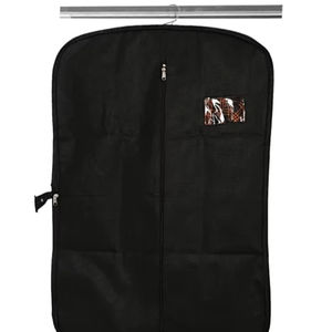 High Quality Black Non-Woven Coat <b>Cover</b> Foldable Tote Design for Outerwear Protection Stylish Dustproof <b>Garment</b> Hanging Storage - Product Image 1