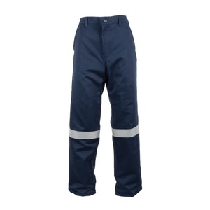 Pantalons de travail de sécurité réfléchissants 100% coton de haute qualité vêtements de travail de protection formels taille droite pour les travailleurs de la construction - Product Image 3