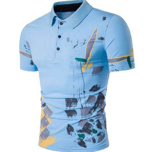 2025 camisetas personalizadas de talla grande para hombre de alta calidad para Polo en patrón sólido de tarifa al por mayor - Product Image 1