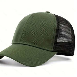 Casquettes de camionneur personnalisées pour unisexe, vente en gros de casquettes de camionneur en couleurs unies, casquettes de sport - Product Image 4