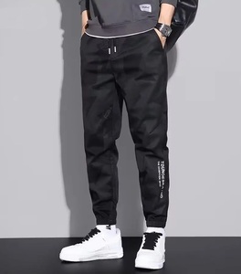 Nouveau pantalon décontracté de haute qualité pour hommes 100% coton biologique entraînement Cargo survêtement haut cranté multi-poches pantalon pour hommes - Product Image 4