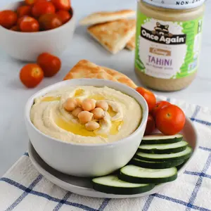 Calidad Premium 16 oz. Tahini de sésamo orgánico-Por libra Mantequilla de sésamo sin gluten a granel - Product Image 5