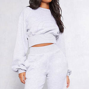 Sudadera con Top corto para mujer con logotipo personalizado, sudadera con Top corto superventas para mujer, sudadera con Top corto de alta calidad - Product Image 4