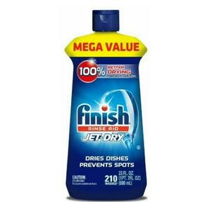 Finish Jet Dry Lavavajillas Aclarado 32 oz 300 Lavados Previene manchas y residuos Seca y brilla Venta barata - Product Image 3