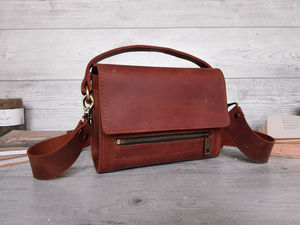 Vente en gros Sac à bandoulière en cuir personnalisé pour femmes avec pompon Sangle de guitare Sac à bandoulière - Product Image 3