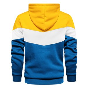 Sweat à capuche surdimensionné unisexe en coton épais et chaud Sweat-shirt à la mode avec bloc de couleurs Sweat-shirt à capuche et sweat-shirt pour hommes - Product Image 2