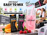 Mélange de boisson électrolytique en sachet individuel, marque privée OEM, poudre instantanée pour l'hydratation avec sodium, potassium et magnésium