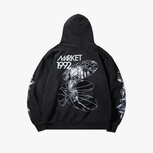 Qualité 100% coton pull hommes sweats à capuche respirant et solide motif prix pas cher pour la saison d'hiver - Product Image 3