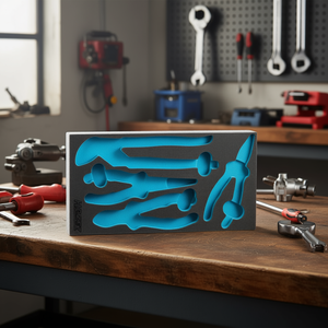 Inserto de Espuma Suave de 2 Componentes Hazet para Estuches de Herramientas 163-257/4 - Product Image 3