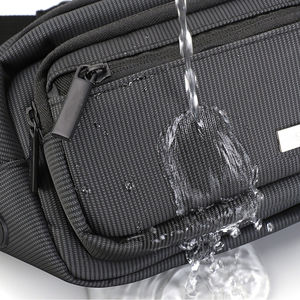 High Quality Black Waist <b>Bag</b> Unisex <b>Crossbody</b> Chest <b>Bag</b> Custom Made for Adults Casual & Gym Use Made in Pakistan - Product Image 5