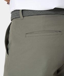 Venta al por mayor precio de fábrica hombres Golf Jogger pantalones 100% algodón pantalones de chándal para hombres Golf Wear pantalón con Tobillo costilla y cremallera - Product Image 3